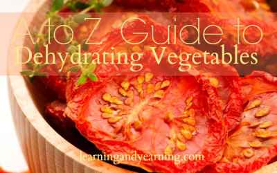 A to Z Guide to Dehydrating Vegetables