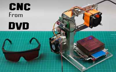 DIY Arduino based CNC laser engraver from DVD drive