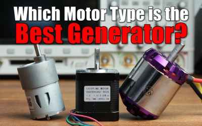 Which Motor Type is the Best Generator? || DC, BLDC or Stepper? (Experiment)