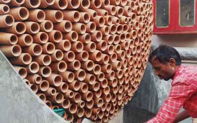 This Innovative Cooling Installation Fights Soaring Temperatures in New Delhi