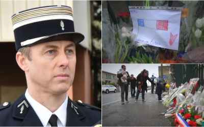 France pays tribute to hostage swap police hero