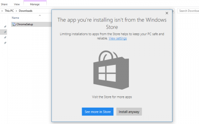 Microsoft will soon let you block desktop apps from installing on Windows 10