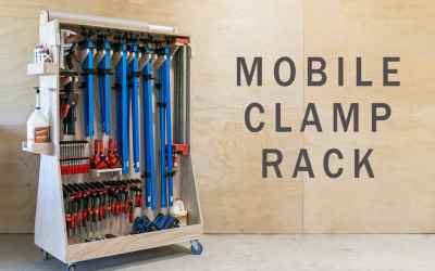 Ultimate DIY Mobile Clamp Rack - Its the Swiss Army Knife of Clamp Racks