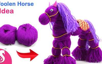 DIY Toy Horse Idea | Make Homemade HORSE Showpiece from for Home Decor
