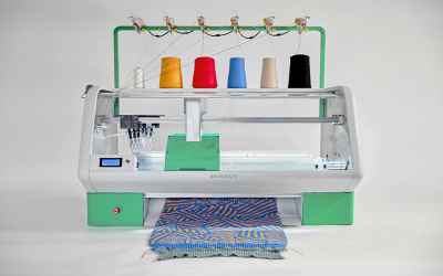 The Kniterate Digital Knitting Machine Is A 3D Printer For Sweaters, Scarves & Beanies