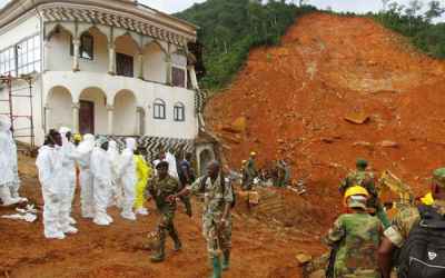 400 Dead and Hundreds still missing in Sierra Leone mudslide