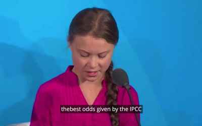 Greta Thunberg Speech on Climate Change at United Nations General Assembly