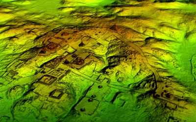 LiDAR Laser Scans Reveal 60,000 Hidden Maya Structures in Guatemala Jungle