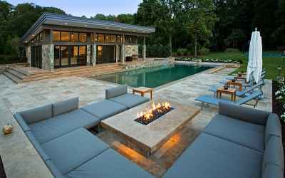33 Pool Houses with Contemporary Patio