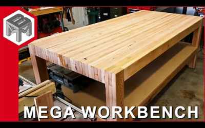 Mega Workbench - How to Make a Woodworking Bench