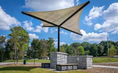 Solar Fabric Canopies: Energy Generating Tenant Amenities